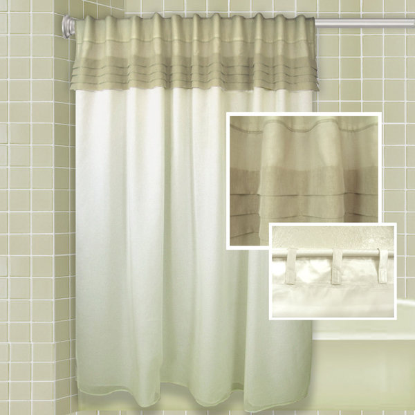 One Allium Way Merle AllinOne Shower Curtain Set & Reviews Wayfair